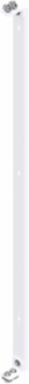Center Panel Support 90 Inch Height Enclosure Carbon Steel - White