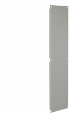 Side-Mount Panel Single Or Double Freestanding 78X20 Carbon Steel - White