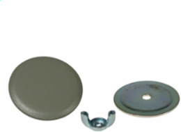 Oil Tight Hole Seal 1/2 Inch Carbon Steel - Gray