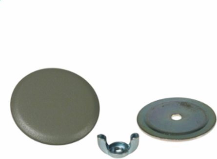 Oil Tight Hole Seal 1-1/4 Inch Carbon Steel - Gray
