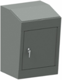 N12 Single Door Console Body 36X24X20 Carbon Steel - Gray