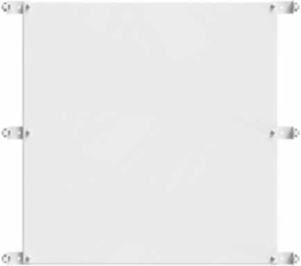 Full Back Panel (WC1448BD) 42.2X41 Carbon Steel - White