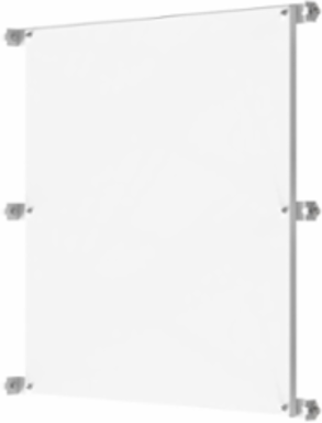 Full Back Panel (WC1448BD) 42.2X41 Carbon Steel - White