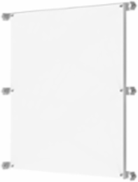 Full Back Panel (WC1448BD) 42.2X41 Carbon Steel - White