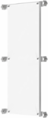 Full Back Panel (WC14B) 42.2X17 Carbon Steel - White