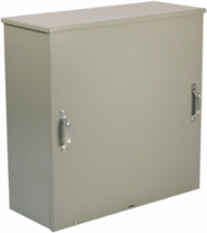 N3R Single Door Transformer Screw-Cover 30X30X12 Carbon Steel - Gray