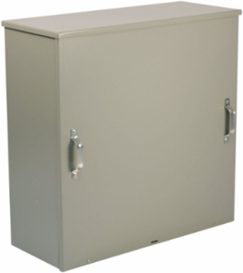 N3R Single Door Transformer Screw-Cover 36X36X12 Carbon Steel - Gray