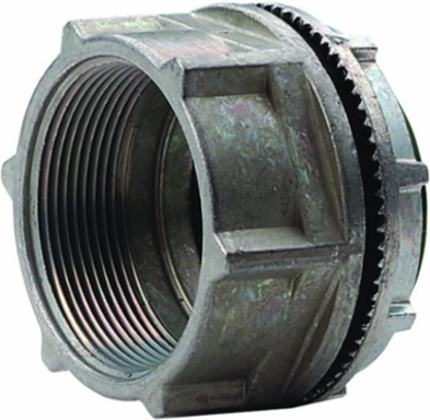 4 Inch Aluminum Weatherproof Conduit Hub, Captive Sealing Ring, Insulated Throat