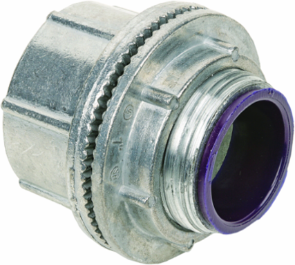 1-1/4 Inch Weatherproof Conduit Hub, Zinc Construction, Suitable for Hazardous Locations