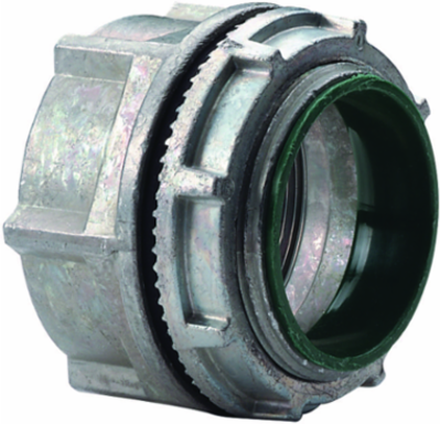 3-1/2 Inch Weatherproof Zinc Conduit Hub, Rugged Cast Zinc Construction