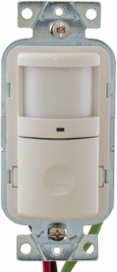 Wall Switch Occupancy Sensor, Passive Infrared, 120V AC, 500 Watt, 4.15 Inch x 1.82 Inch x 1.62 Inch, White