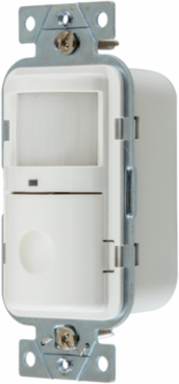 Wall Switch Occupancy Sensor, Passive Infrared, 120V AC, 500 Watt, 4.15 Inch x 1.82 Inch x 1.62 Inch, White