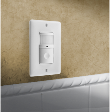 Occupancy/Vacancy Sensor Wall Switch, 120/277V AC, 4.15 Inch x 1.82 Inch x 1.62 Inch