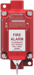 Aluminum Fire Alarm Station 3/4 Inch Hub, 2NO/2NC Contacts, 8.25 x 5.875 x 6.75 Inch