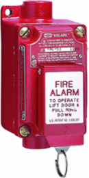 Aluminum Fire Alarm Station 4 Inch H x 7.5 Inch L x 6 Inch W, Pull-Ring Activation