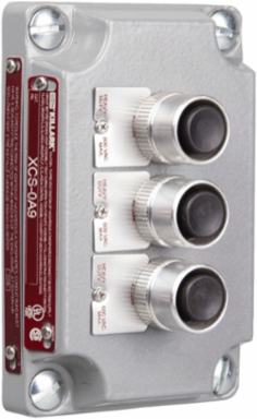Aluminum Push Button Control Station 3NO/3NC, 7.5 Inch x 5.75 Inch x 4 Inch