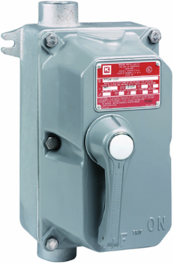 Manual Motor Starter NEMA Size 1, 3-Pole, Indoor/Outdoor, 600V, Max 10 HP