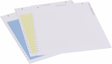 110 Index Strip Label 8.5 Inch, White, Pack of 10