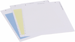 110 Index Strip Label 8.5 Inch, White, Pack of 10