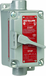 Aluminum Manual Motor Starting Switch 1 Pole 3/4 Inch Hub Size