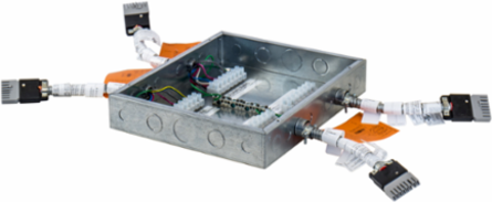 2.0 Zone Box 12.5 Inch x 12.5 Inch x 3 Inch, 3+1 Wiring, (2) Output Whip