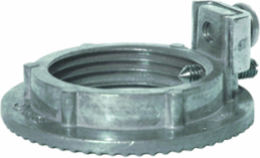 Zinc Locknut 1-1/4 Inch NPT for Conduit Hubs, Grounding Terminal
