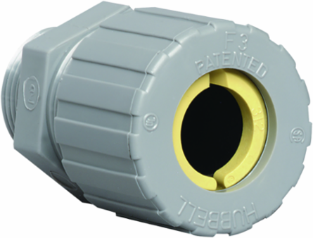 1 Inch Nylon Cord Connector, Cord Range .875-1.000, Gray, Durable Nylon