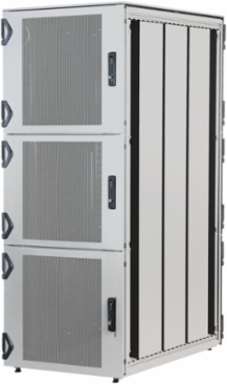 Varistar Colocation Cabinet, RAL 7035, 2 Compartments, 42 U, 2000H, 800W, 1000D