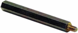 APO Mounting Plate Standoff, 0.38 Inch x 0.38 Inch x 0.79 Inch, Polished Brass