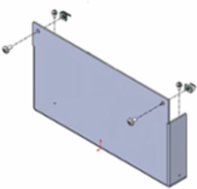 RackChiller In-Row Cooler Ganging Kit for ProLine Rack, 45 U, 600 mm Width