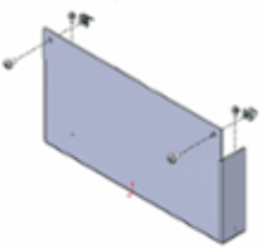 RackChiller In-Row Cooler Ganging Kit for ProLine Rack, 45 U, 600 mm Width