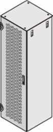 Varistar Perforated Steel Door, IP 20, 3-Point Locking, RAL 7021, 2200H 800W