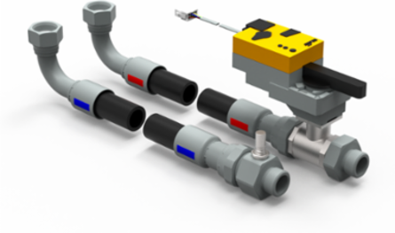 RackChiller RDHX PRO Hose Kit with Valve