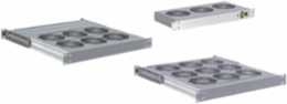Rack-Mountable Fan Assemblies, 945CFM 115V, Lt Gray, Steel
