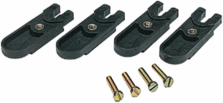 APO Mounting Feet, Smooth Matte Black Polyamide, Set of 4, Max Load 330lbs