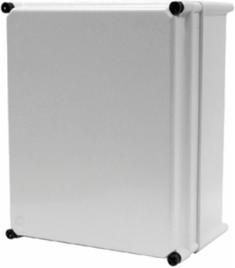 APO Flat Opaque Screw Cover 7.32x5.94x6.38 Inch, Fiberglass, Type 4X