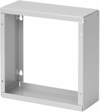 Screw-Cover Pull Box Extender Type 1, fits 10.00x10.00, Gray, Steel