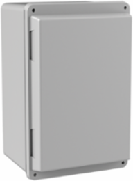 Screw Cover Quick-Release Latch Type 4X, 9.50x6.00x5.70, Gray, Fiberglass
