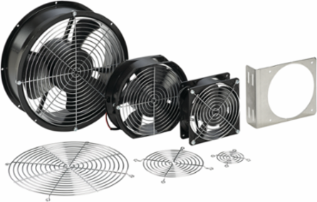 10 Inch Compact Axial Fan, 230V, 560 CFM, Steel