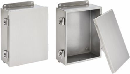 Clamp Cover Junction Box 12 Inch x 10 Inch x 6 Inch, SS304, NEMA 4X, IP66