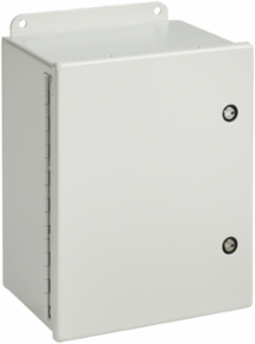 Continuous Hinge Junction Box, 12.00x10.00x8.00 Inch, Steel, NEMA 12, IP66