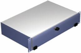 Keyboard Compartment 2 RU for 19 Inch Racks, Aluminum, 16.5 Inch Wide