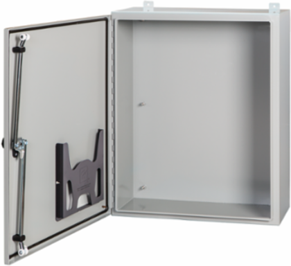 Continuous Hinge Enclosure Type 4, 20 x 16 x 6 Inch, Gray, Steel