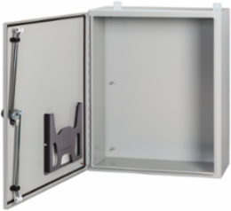 Continuous Hinge Enclosure Type 4, 20 x 16 x 6 Inch, Gray, Steel