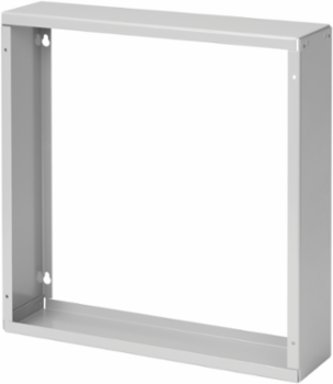 Screw-Cover Pull Box Extender Type 1, fits 24.00x12.00, Gray, Steel