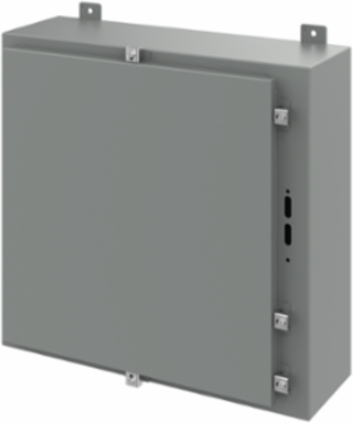 Disconnect Enclosure, Type 4, 24.00x25.38x8.00 Inch, Gray Steel, NEMA 4