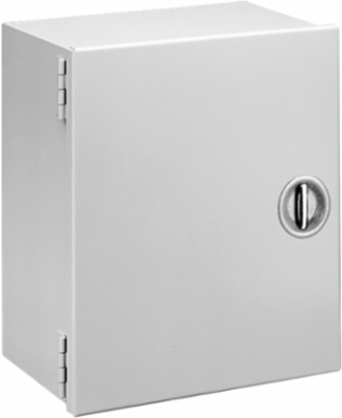 Hinged Cover Type 1, 24 Inch x 20 Inch x 10.62 Inch, Gray, Steel