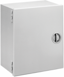 Hinged Cover Type 1, 24 Inch x 20 Inch x 10.62 Inch, Gray, Steel