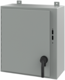 Disconnect Enclosure Type 12, 24.00x21.38x10.00 Inch, Gray Steel