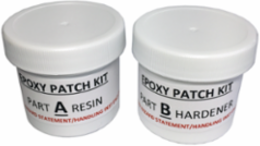 Epoxy Patch Kit, 2 Tubes (Part A&B), Gray, Epoxy Coated